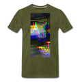 Glitch - olive green