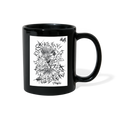 ATRIXU BLACK & WHITE COLLECTION COFFEE MUG - black