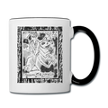 ATRIXU BLACK & WHITE COLLECTION COFFEE MUG - white/black