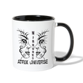 ATRIXU BLACK & WHITE COLLECTION COFFEE MUG - white/black