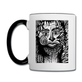 ATRIXU BLACK & WHITE COLLECTION COFFEE MUG - white/black