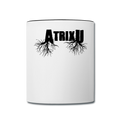 ATRIXU BLACK & WHITE COLLECTION COFFEE MUG - white/black