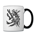 ATRIXU BLACK & WHITE COLLECTION COFFEE MUG - white/black
