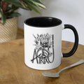 ATRIXU BLACK & WHITE COLLECTION COFFEE MUG - white/black