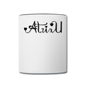 ATRIXU BLACK & WHITE COLLECTION COFFEE MUG - white/black