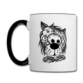 ATRIXU BLACK & WHITE COLLECTION COFFEE MUG - white/black