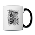 ATRIXU BLACK & WHITE COLLECTION COFFEE MUG - white/black