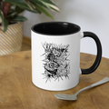 ATRIXU BLACK & WHITE COLLECTION COFFEE MUG - white/black