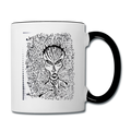 ATRIXU BLACK & WHITE COLLECTION COFFEE MUG - white/black