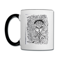 ATRIXU BLACK & WHITE COLLECTION COFFEE MUG - white/black