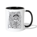 ATRIXU BLACK & WHITE COLLECTION COFFEE MUG - white/black