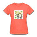 QR Code AtrixU Women's - heather coral