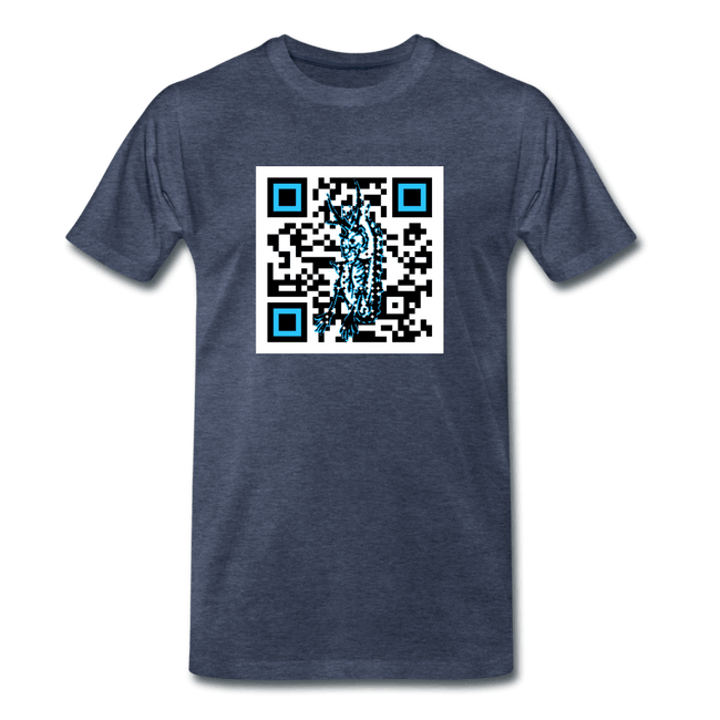 QR Code AtrixU Collection Men - heather blue