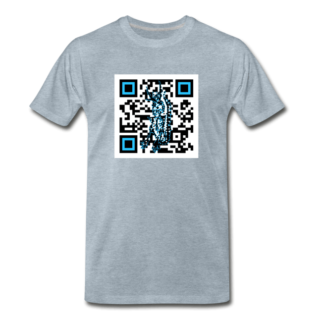 QR Code AtrixU Collection Men - heather ice blue