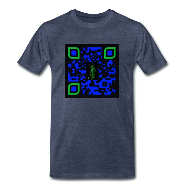 QR CODE ATRIXU COLLECTION MEN'S - heather blue