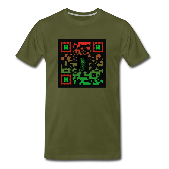 QR CODE ATRIXU COLLECTION MEN'S - olive green