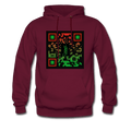 QR CODE ATRIXU HOODIE COLLECTION - burgundy