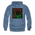 QR CODE ATRIXU HOODIE COLLECTION - denim blue