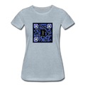 QR CODE ATRIXU WOMEN'S - heather ice blue