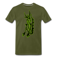 "SKELLER's VORTEX" - olive green