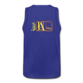 "ALL VAXXED OUT" Men’s Premium Tank - royal blue