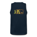 "ALL VAXXED OUT" Men’s Premium Tank - deep navy