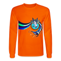 LYD COLLECTION "ZAFIRA" Men's Long Sleeve T-Shirt - orange