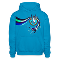 LYD COLLECTION "ZAFIRA" Gildan Heavy Blend Adult Hoodie - turquoise
