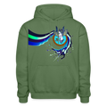 LYD COLLECTION "ZAFIRA" Gildan Heavy Blend Adult Hoodie - military green