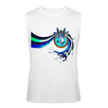 LYD COLLECTION "ZAFIRA" Men’s Performance Sleeveless Shirt - white