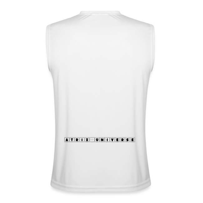 LYD COLLECTION "ZAFIRA" Men’s Performance Sleeveless Shirt - white
