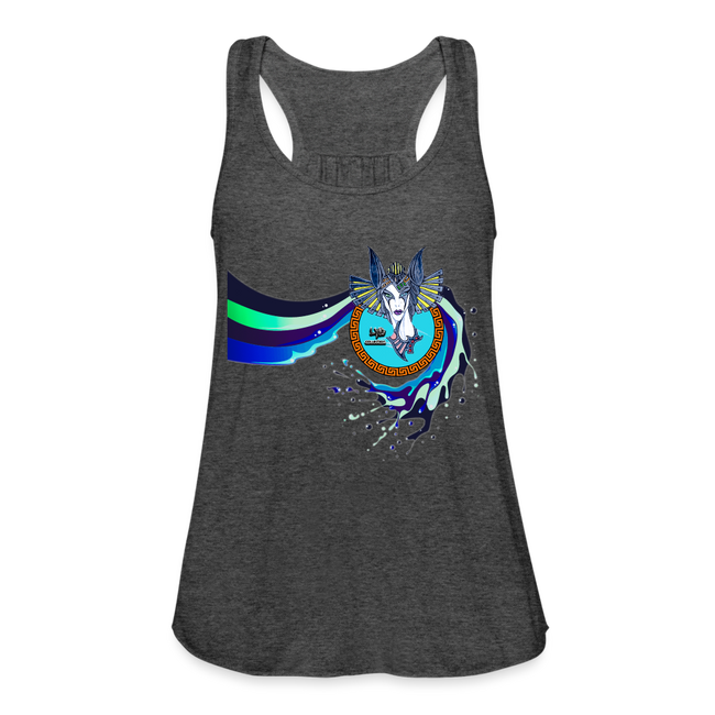 LYD COLLECTION "ZAFIRA" Women's Flowy Tank Top by Bella - deep heather