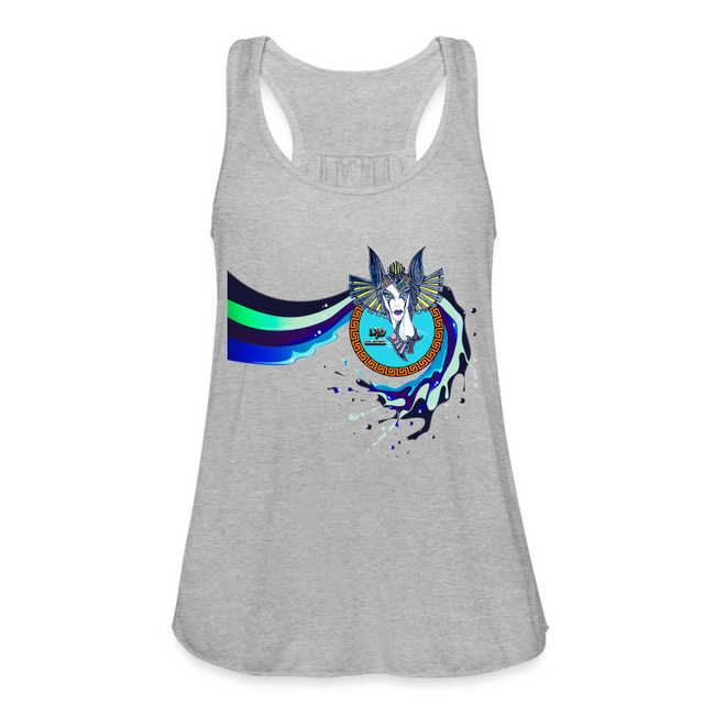 LYD COLLECTION "ZAFIRA" Women's Flowy Tank Top by Bella - heather gray