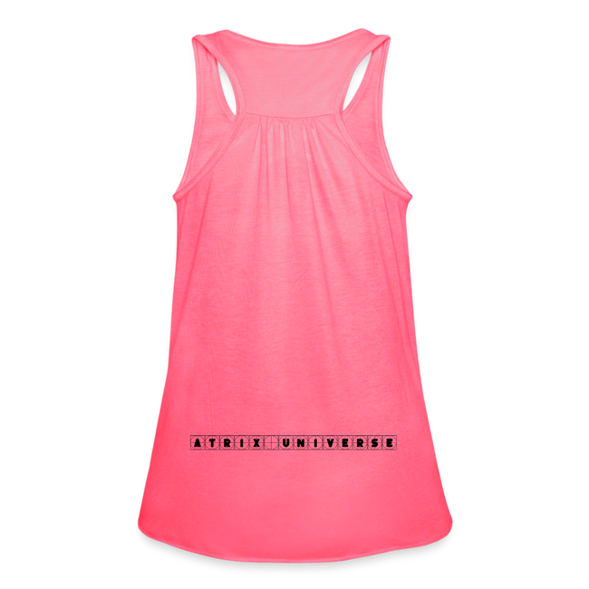 LYD COLLECTION "ZAFIRA" Women's Flowy Tank Top by Bella - neon pink