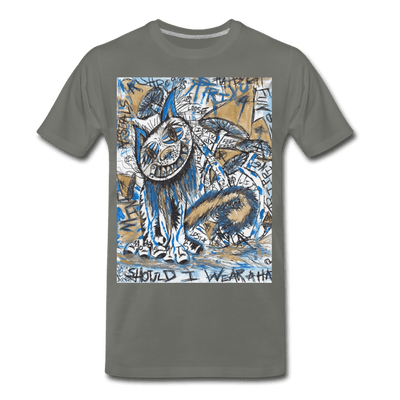 Mushroom Cat "Should I Wear a Hat" - asphalt gray