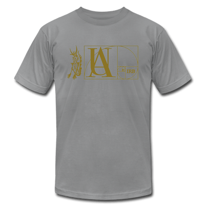"Atrix Universe Defined" Metallic Gold & Silver Flex Print - slate