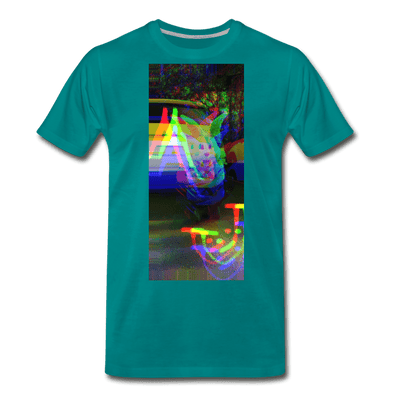 Glitch - teal