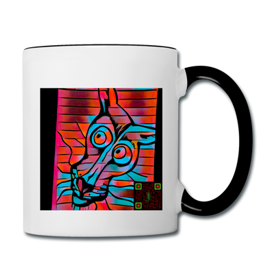 AtrixU High Cat Coffee Mug - white/black