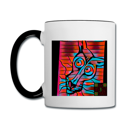 AtrixU High Cat Coffee Mug - white/black