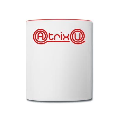 AtrixU High Cat Coffee Mug - white/red