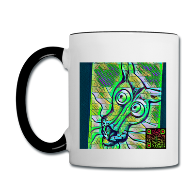 AtrixU High Cat Coffee Mug - white/black