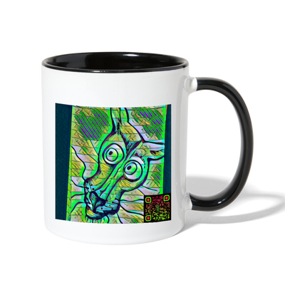 AtrixU High Cat Coffee Mug - white/black