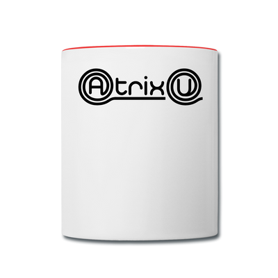 AtrixU High Cat Coffee Mug - white/red