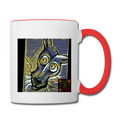 AtrixU High Cat Coffee Mug - white/red
