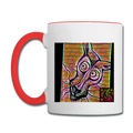 AtrixU High Cat Coffee Mug - white/red