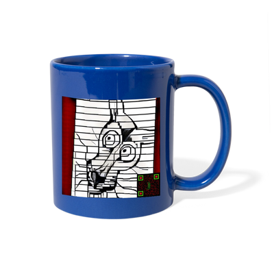 AtrixU High Cat Coffee Mug - royal blue