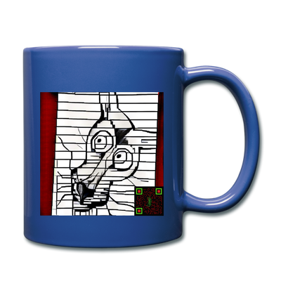 AtrixU High Cat Coffee Mug - royal blue