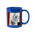 AtrixU High Cat Coffee Mug - royal blue
