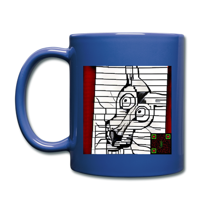 AtrixU High Cat Coffee Mug - royal blue