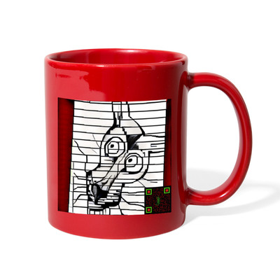AtrixU High Cat Coffee Mug - red
